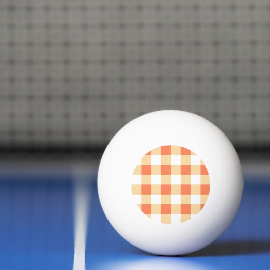Gingham Pattern Pingpongbal (Net)
