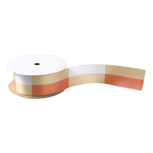Gingham Pattern Satijnen Lint (Spoel)