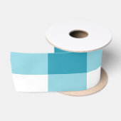 Gingham Pattern Satijnen Lint (Spoel)