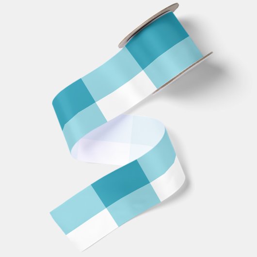 Gingham Pattern Satijnen Lint (Achterkant)
