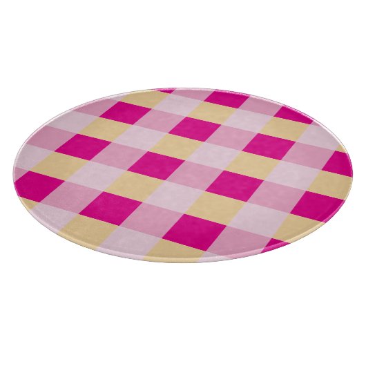 Gingham Pattern Snijplank (Hoek)