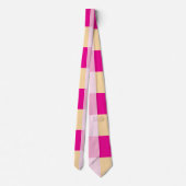 Gingham Pattern Stropdas (Achterkant)