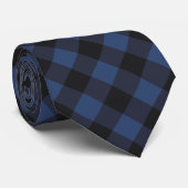 Gingham Pattern Stropdas (Opgerold)