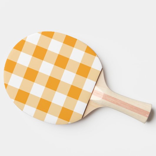 Gingham Pattern Tafeltennisbatje (Zijkant)