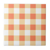 Gingham Pattern Tegeltje (Voorkant)