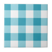 Gingham Pattern Tegeltje (Voorkant)