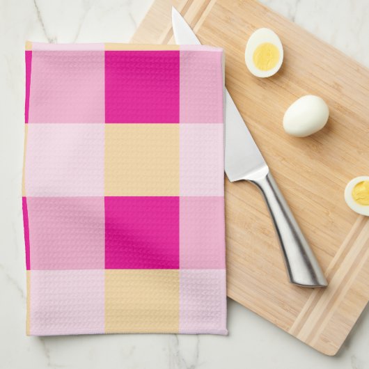 Gingham Pattern Theedoek (Quarter Fold)