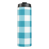 Gingham Pattern Thermosbeker (Voorkant)