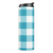 Gingham Pattern Thermosbeker (Gedraaid links)