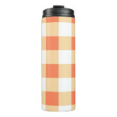 Gingham Pattern Thermosbeker (Voorkant)