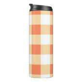 Gingham Pattern Thermosbeker (Geroteerd rechts)