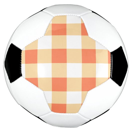 Gingham Pattern Voetbal (Gedraaid)