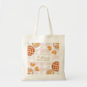 Gingham Pattern Waterverf gebak bakken Bakkerij Tote Bag (Voorkant)