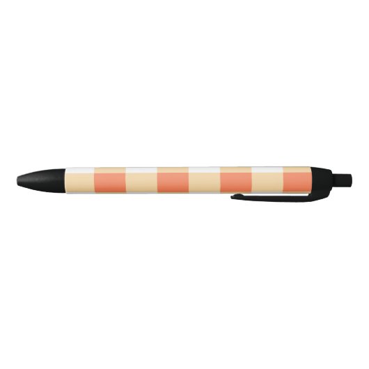 Gingham Pattern Zwarte Inkt Pen (Bodem)