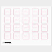 Gingham Personalized Gift Stickers (Vel)
