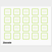 Gingham Personalized Gift Stickers (Vel)