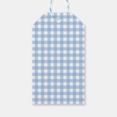 Gingham Persoonlijke Gift-Labels Cadeaulabel (Achterkant)
