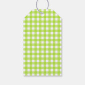 Gingham Persoonlijke Gift-Labels Cadeaulabel (Achterkant)