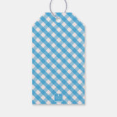 Gingham Persoonlijke Gift-Labels Cadeaulabel (Achterkant)