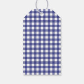 Gingham Persoonlijke Gift-Labels Cadeaulabel (Achterkant)