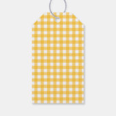 Gingham Persoonlijke Gift-Labels Cadeaulabel (Achterkant)