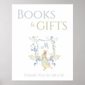 Gingham Peter het Konijn Baby Boeken Geschenken Te Poster (Voorkant)