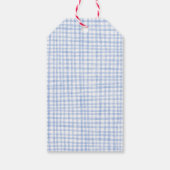 Gingham Picnic Modern Schattige Vrijgezellenfeest  Cadeaulabel (Achterkant)