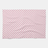 Gingham Pink Simple Theedoek (Horizontaal)
