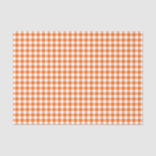 Gingham Plaid Check Tissuepapier (Voorkant)