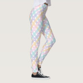 Gingham Plaids Harten Patroon Leggings (Rechts)