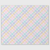 Gingham Plaids Hearts Cadeaupapier (Vlak)