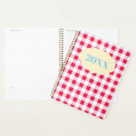 Gingham Planner