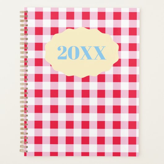 Gingham Planner (Voorkant)