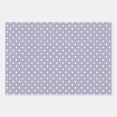 Gingham Polka Dots Pastel Lavendel Mix en Match Inpakpapier Vel (Voorkant 2)