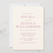 Gingham Pset in roze Vrijgezellenfeest Kaart (Voorkant)