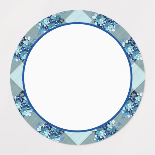 Gingham/Pset Pattern Waterbestendige Landlabels Labels (Design 2)