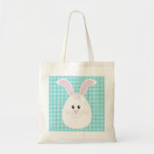 Gingham Rabbit Bag Tote Bag (Voorkant)