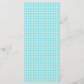 Gingham Rabbit Menu Card (Achterkant)
