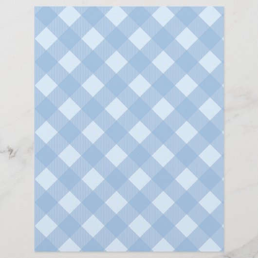 Gingham Recipe Multomap Tabblad Toevoeging Divider (Achterkant)