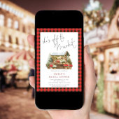 Gingham Red Green van het Vrijgezellenfeest van de Kaart