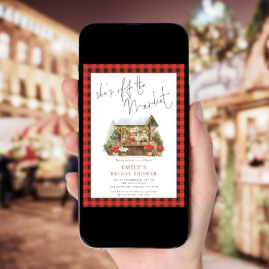 Gingham Red Green van het Vrijgezellenfeest van de Kaart