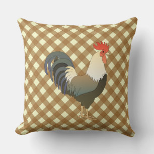 GINGHAM ROOSTER KUSSEN