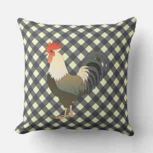 GINGHAM ROOSTER KUSSEN