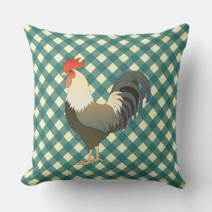 GINGHAM ROOSTER KUSSEN