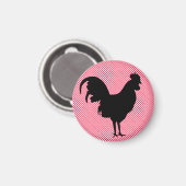 Gingham Rooster Magnet (Voorkant / Achterkant)