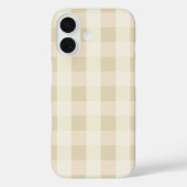 Gingham | Roze & Crème Case-Mate iPhone Case (Achterkant)