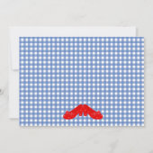 Gingham Ruby Slippers Wizard of Oz Uitnodiging (Achterkant)