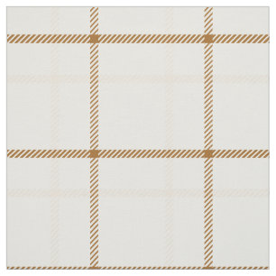 Gingham ruit neutraal bruin ivoor pastel kleur stof