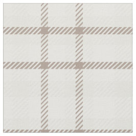 Gingham ruit neutrale koffie latte strepen stof
