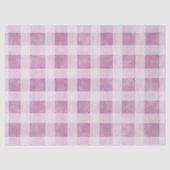 Gingham ruitjes stoffig roze wit patroon decoupage tissuepapier (Voorkant)